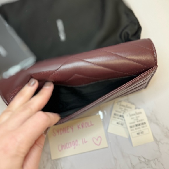 Authentic YSL Saint Laurent Cassandre Quilted Flap Wallet - Picture 8 of 13